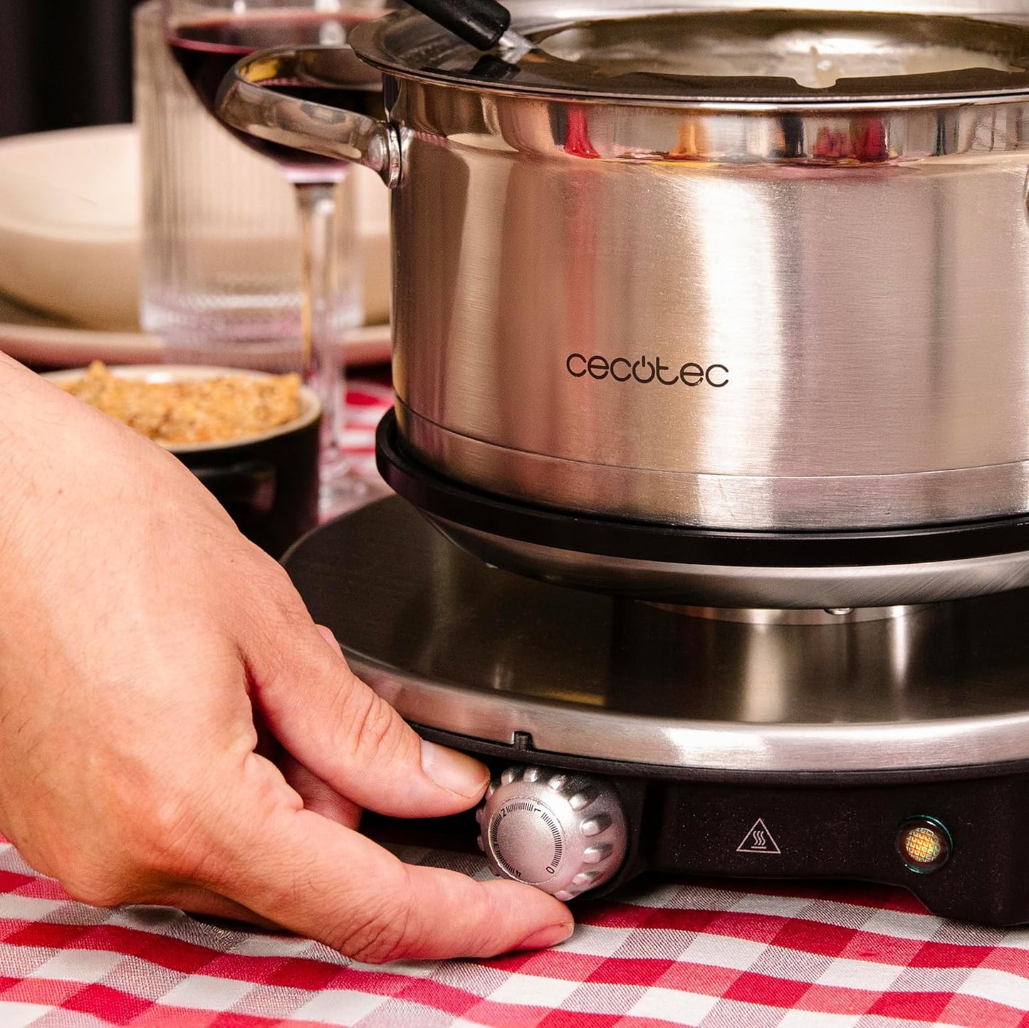 Elektrisches Fondue-Set für 8 Personen, 1,7L, 1500W, 1500W | 8 Personas