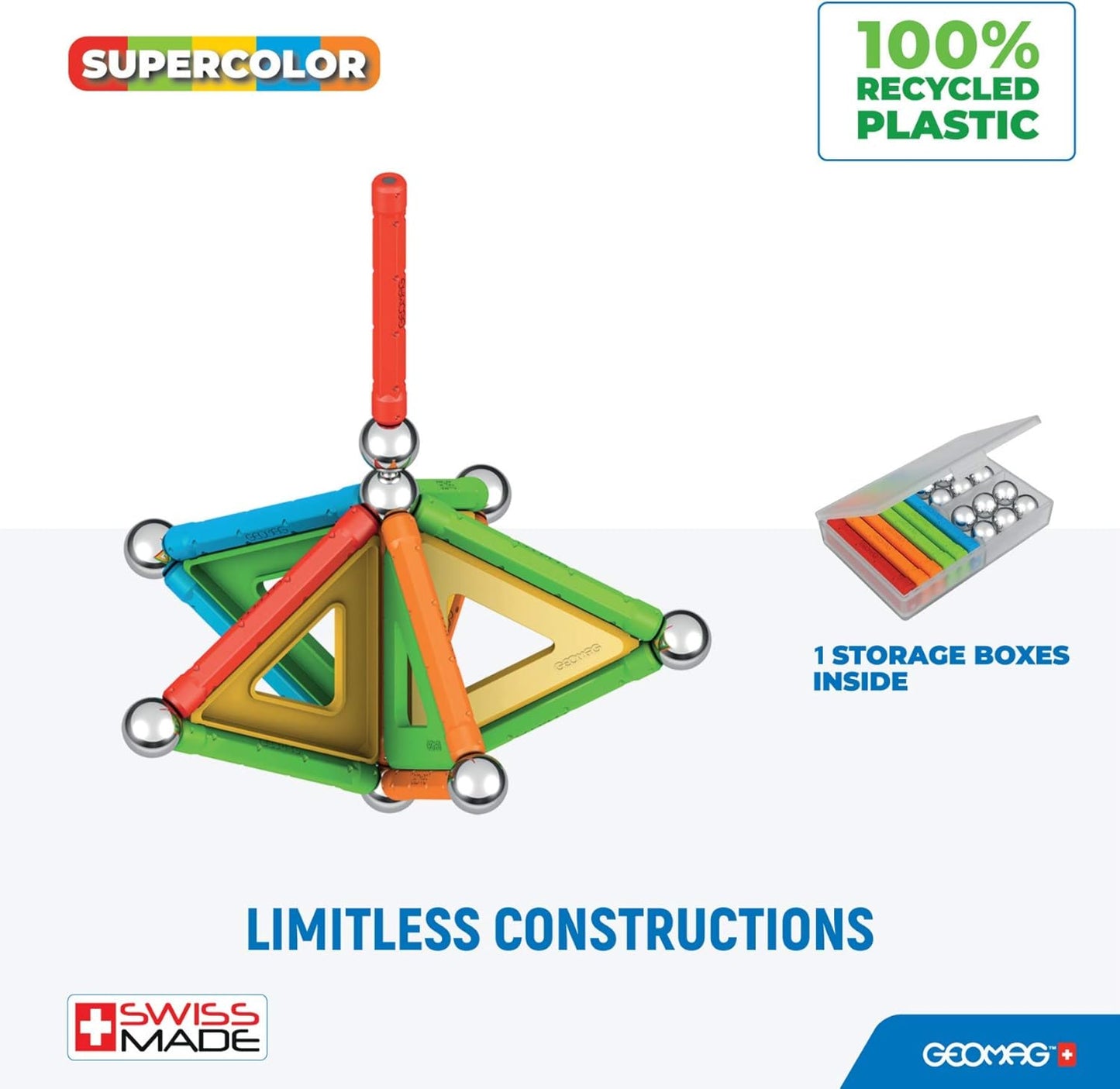 Super Color Panels recycelt, 35 pz