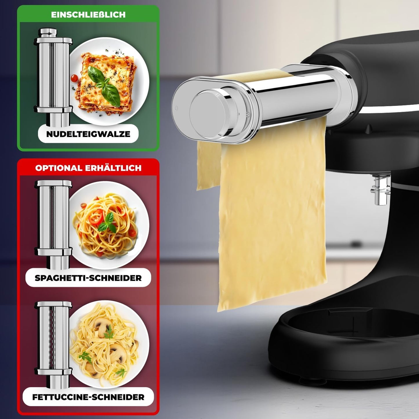 Nudelwalze für Fentic SM-1504P und SM-1504BM, Nudelwalze