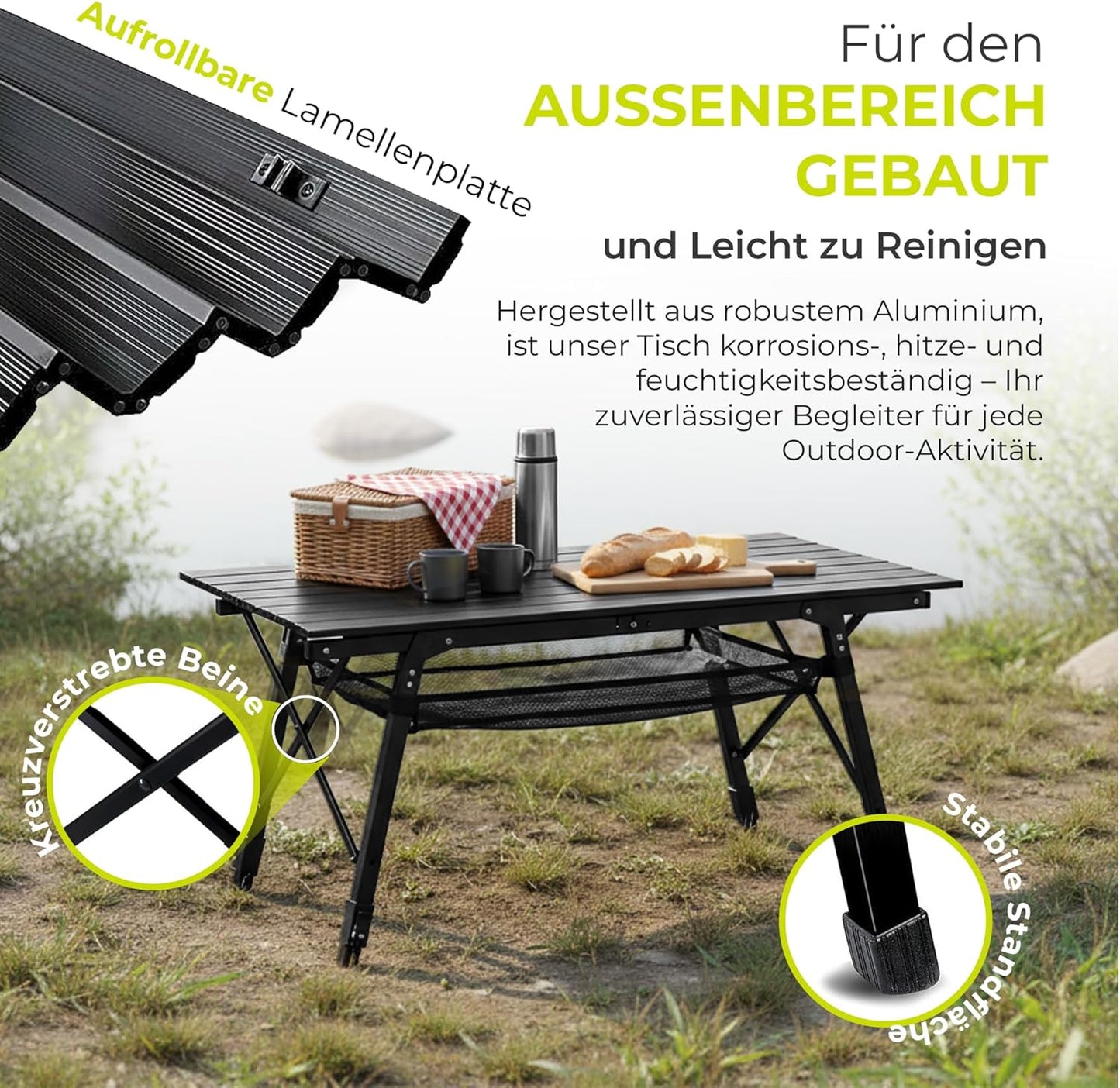 Klappbarer Campingtisch
