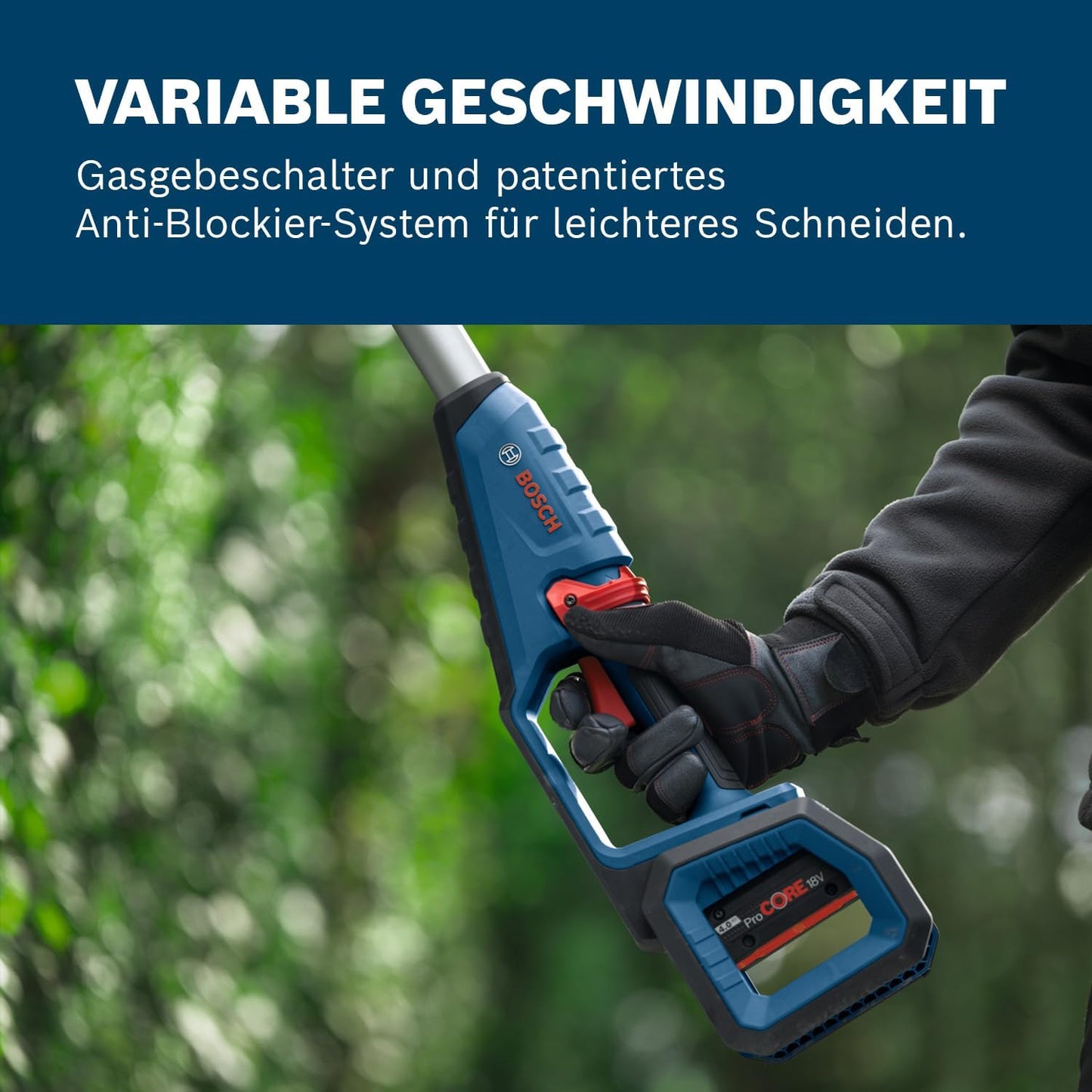 Teleskop-Heckenschere GHE 18V-50 TP