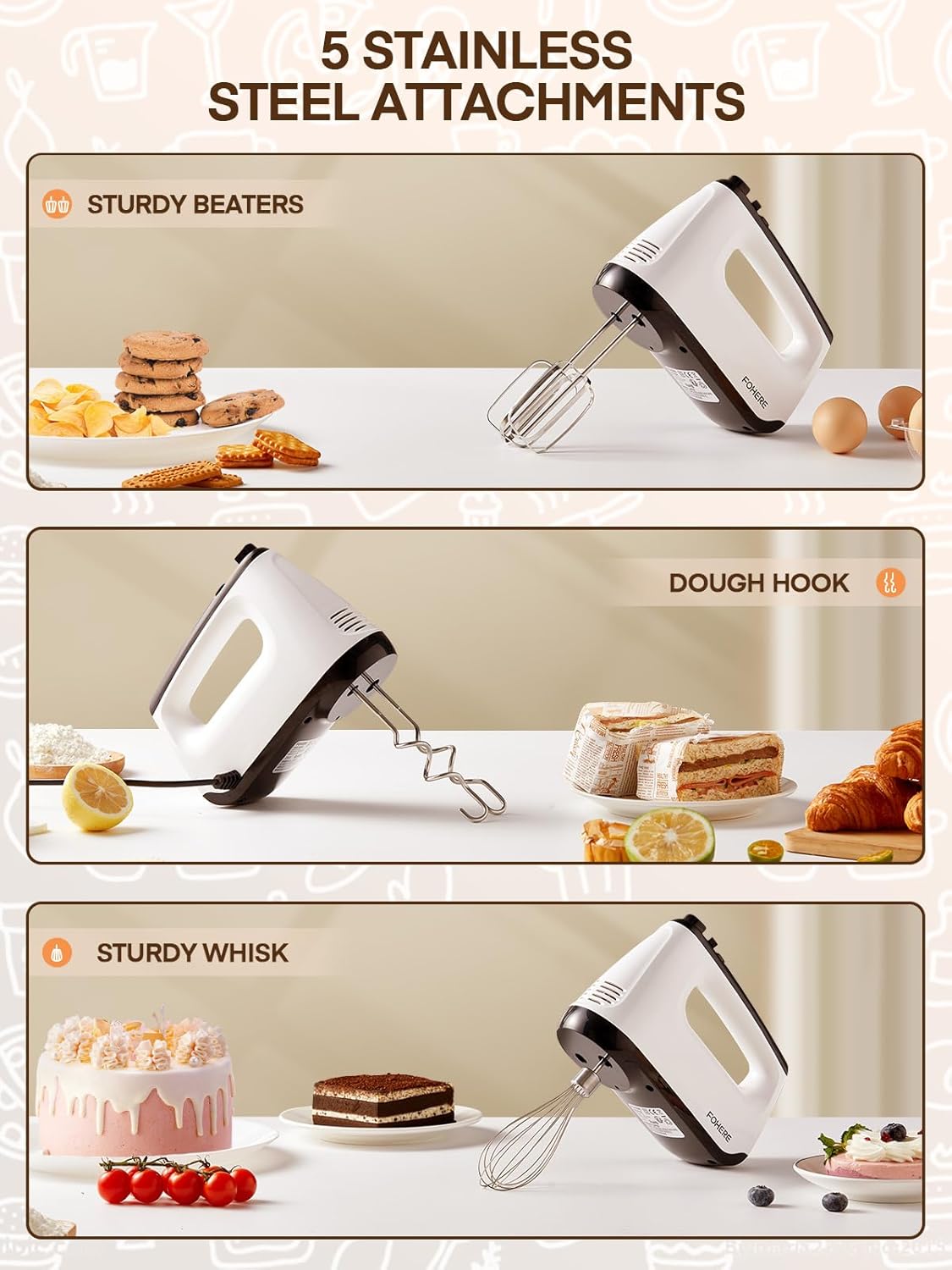 Elektrischer Handmixer
