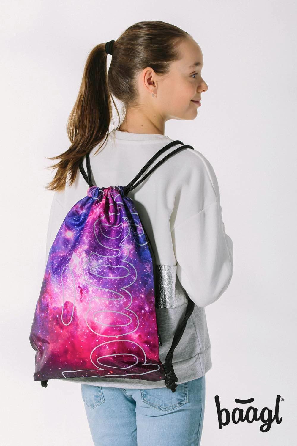 Federmäppchen und Turnbeutel Set, Galaxy