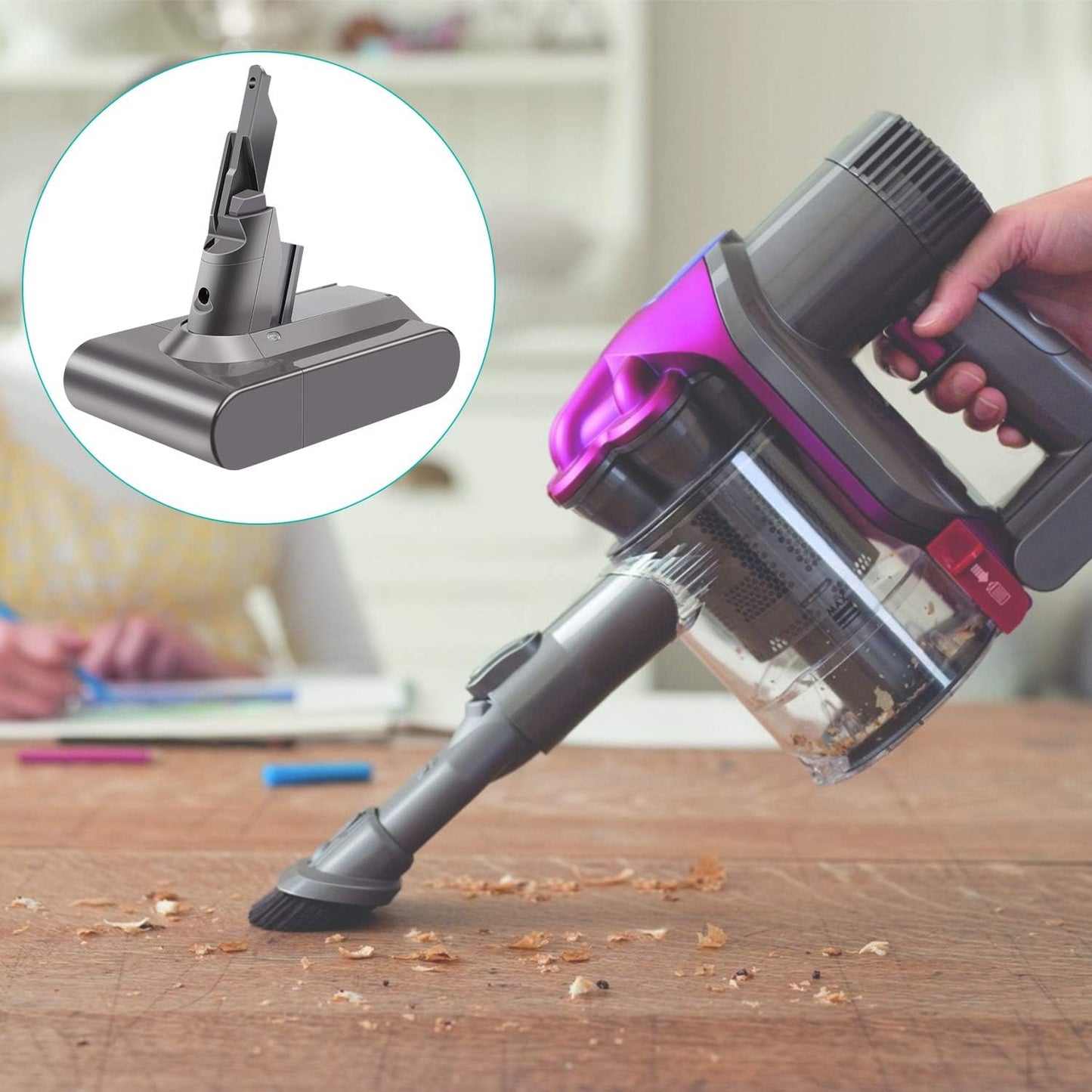 Ersatzakku für Dyson V7, V7 Akku