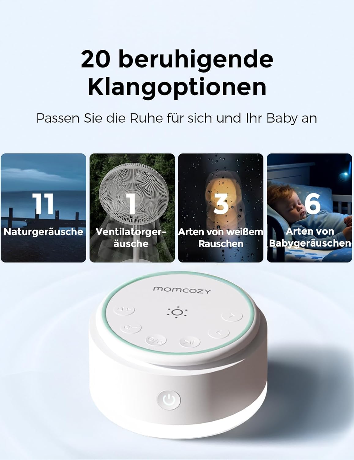 Baby-Soundmaschine, Beige