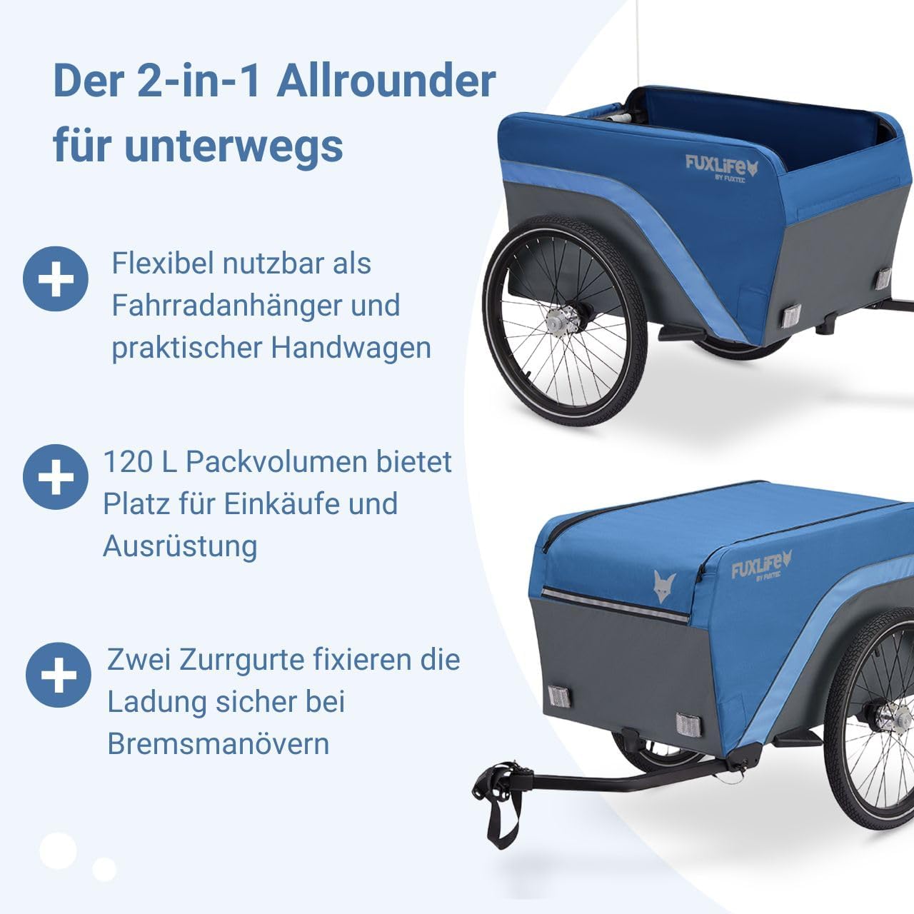 Faltbarer Fahrradanhänger FX-LA120