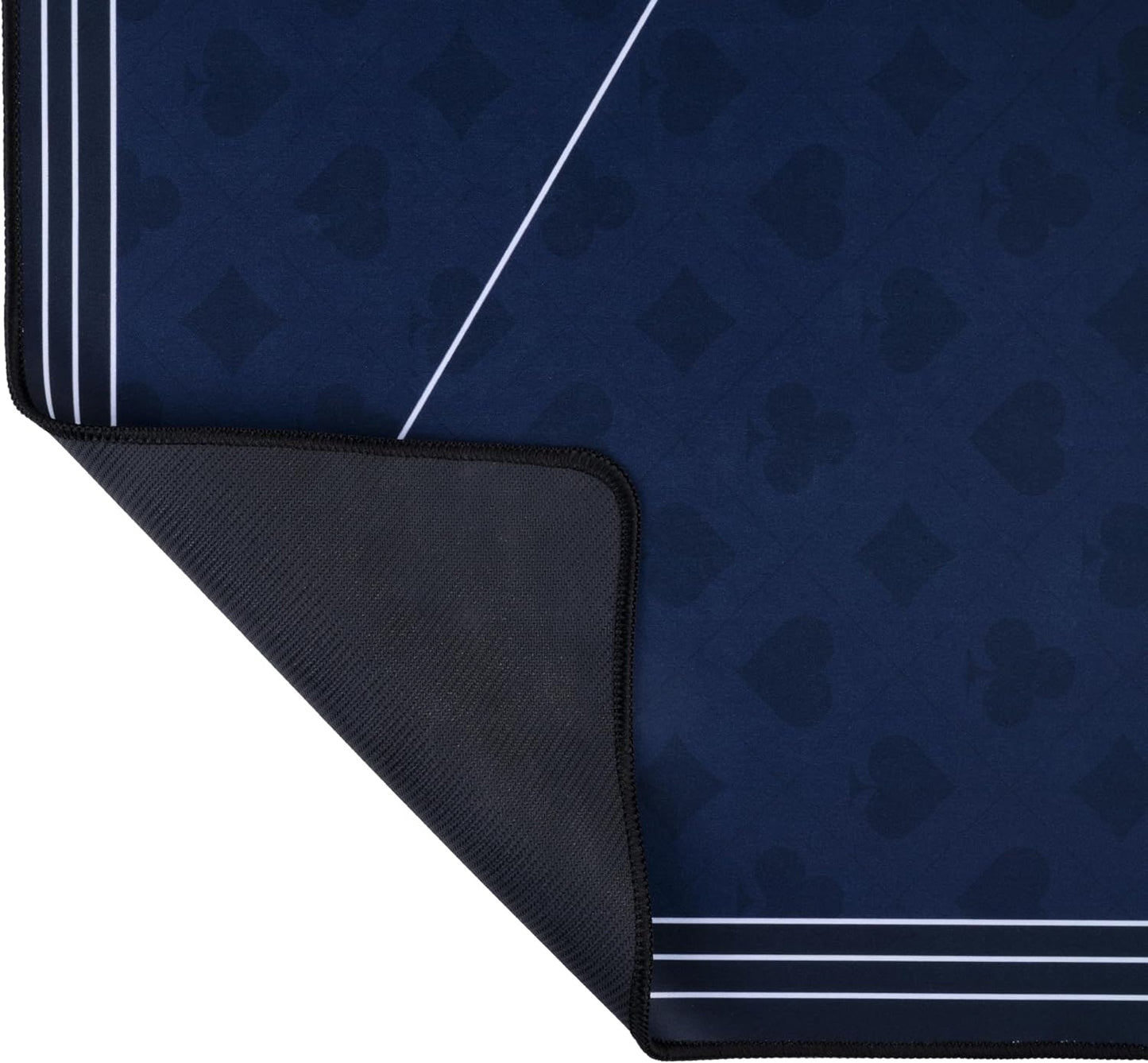 Rutschfeste Pokermatte, Blau 180x90cm