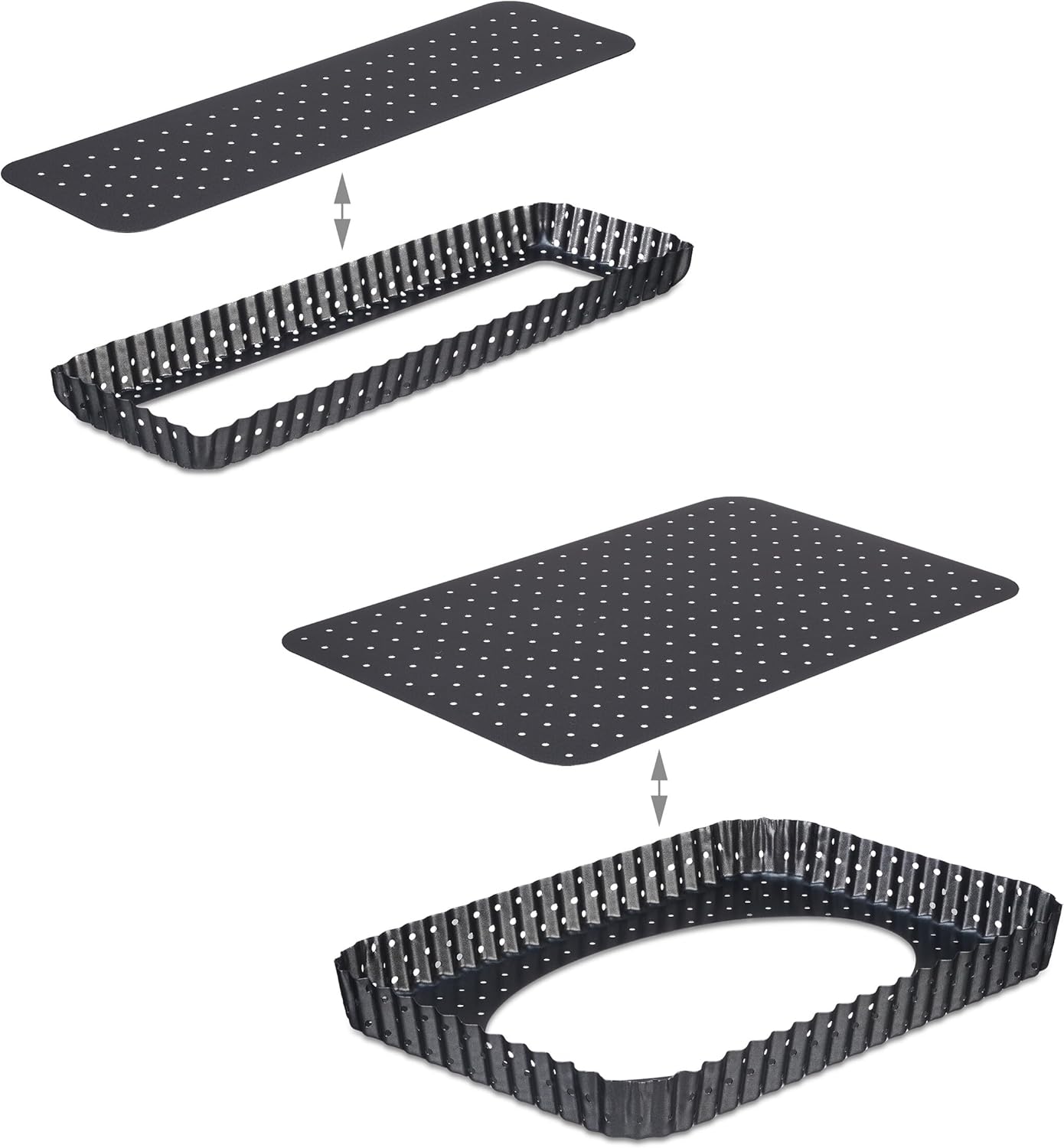 2-tlg. Tarteform-Set