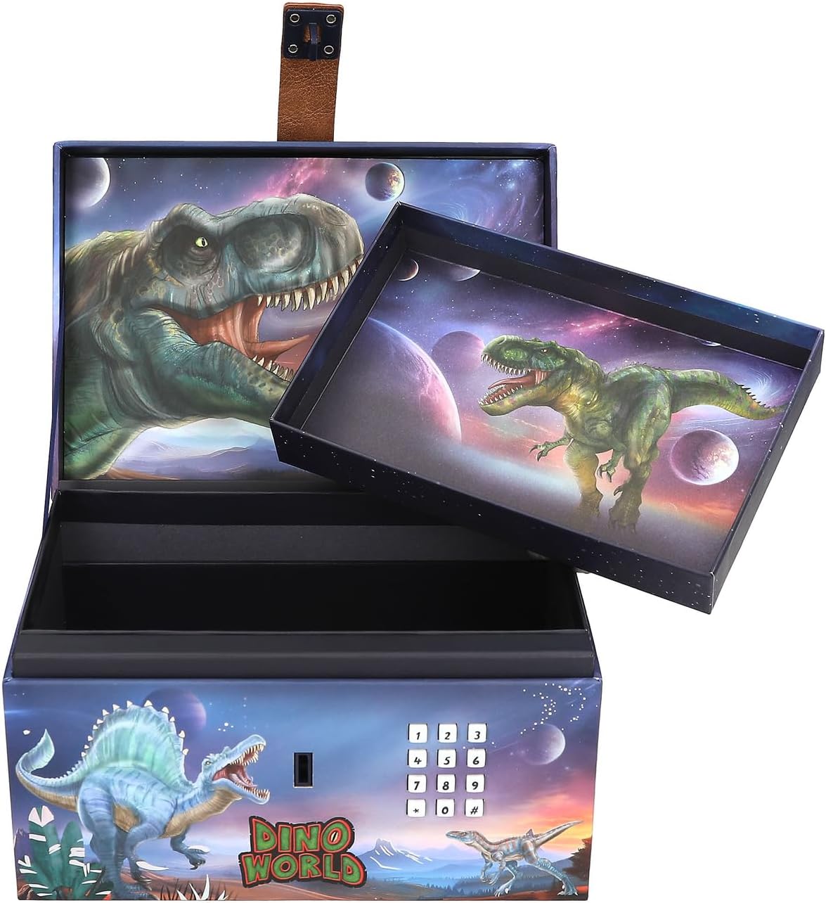 Dino World - Schatztruhe im Dino Design