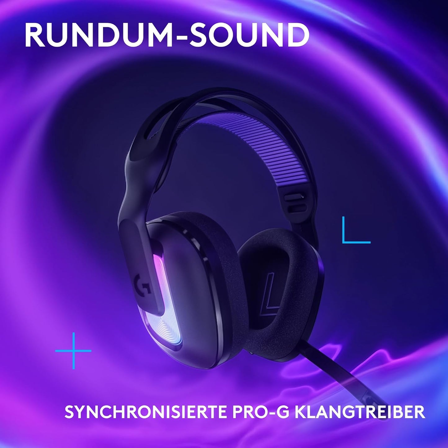 G522 Lightspeed Gaming-Headset, G522 Headset Schwarz