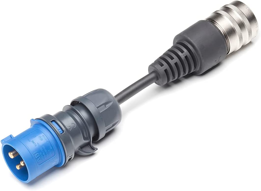Sicherheitsadapter JUICE CONNECTOR, CEE16 / 230V, 1-phasig, Juice Booster 2 & 3 air 16A Blau