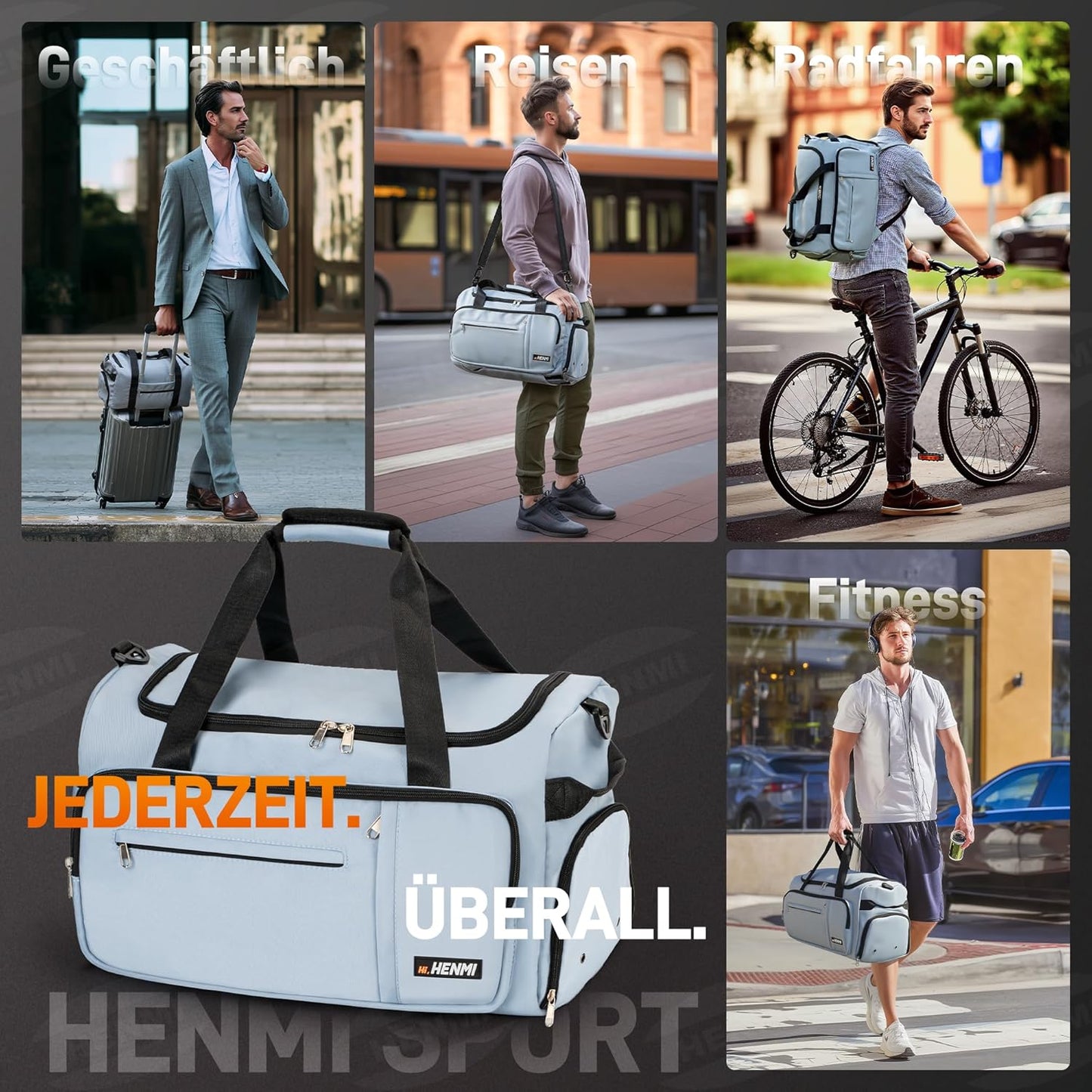 Sport- und Reisetasche, Blau