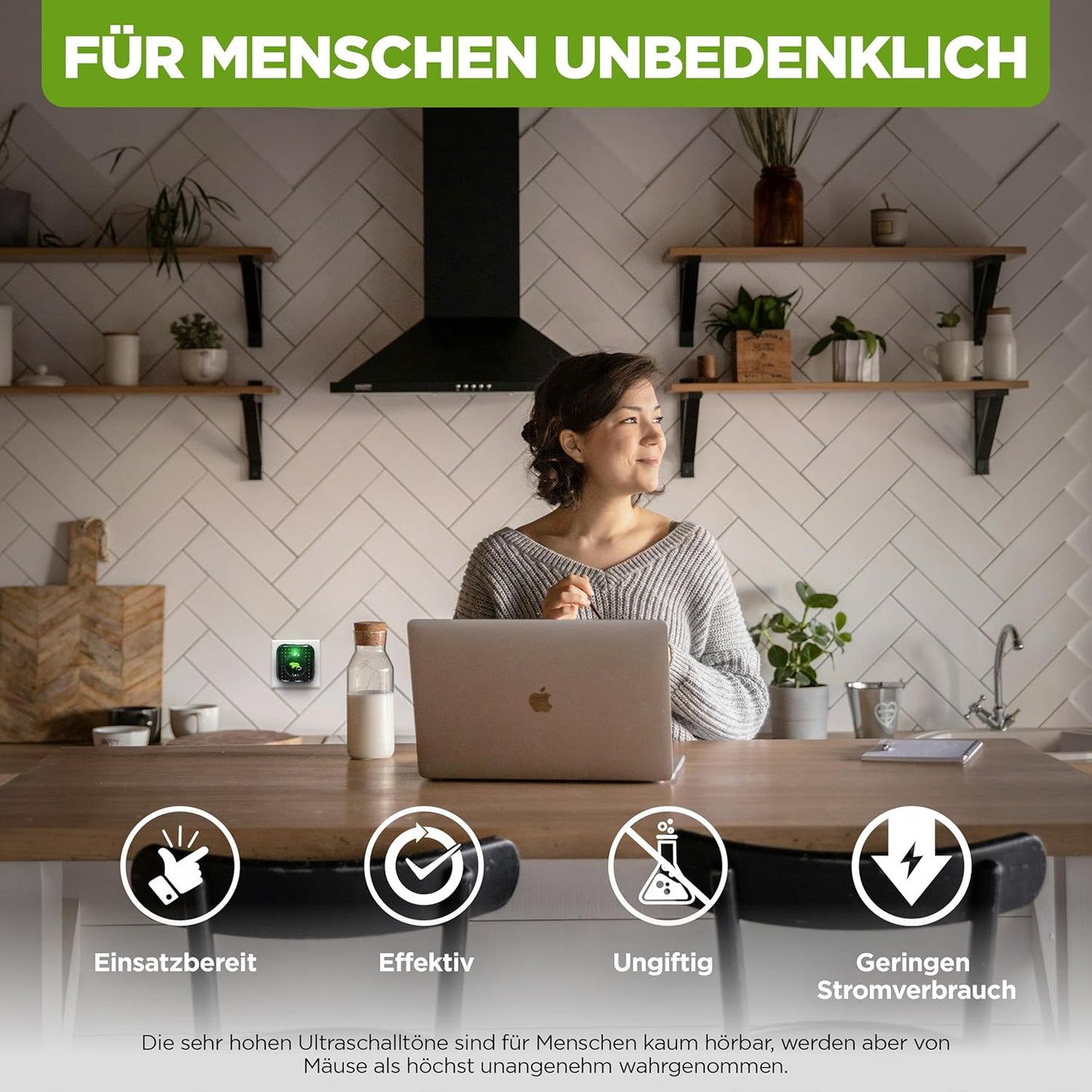 Ultraschall Schädlingsabwehr für Mäuse & Ratten