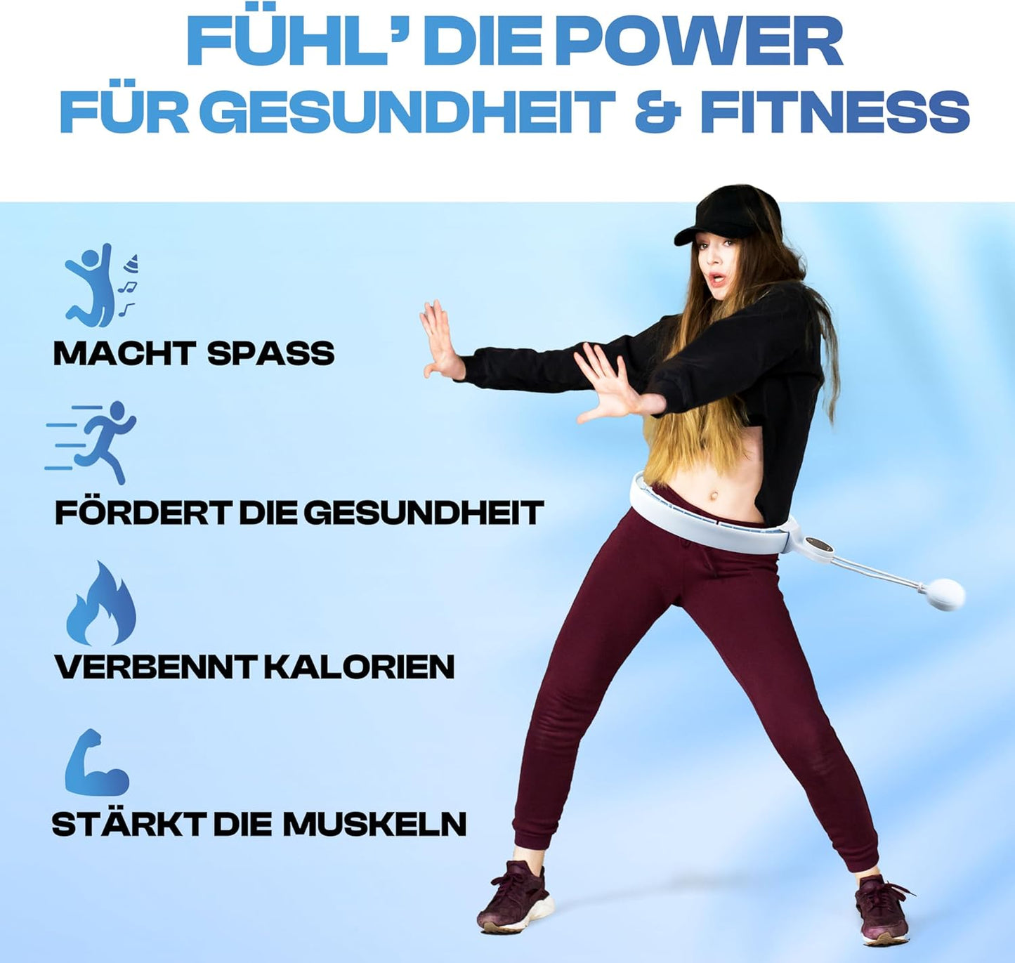 Smart Hula Hoop Reifen mit Zähler