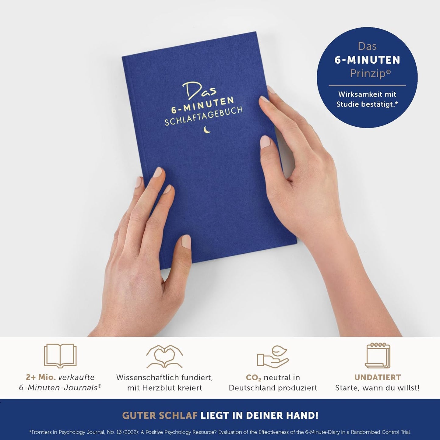 Das 6-Minuten-Schlaftagebuch, Nachtblau