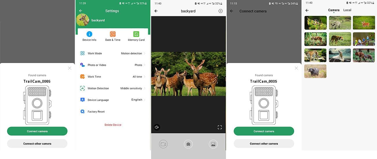 WLAN-Full-HD-Wildkamera mit Nachtsicht und App