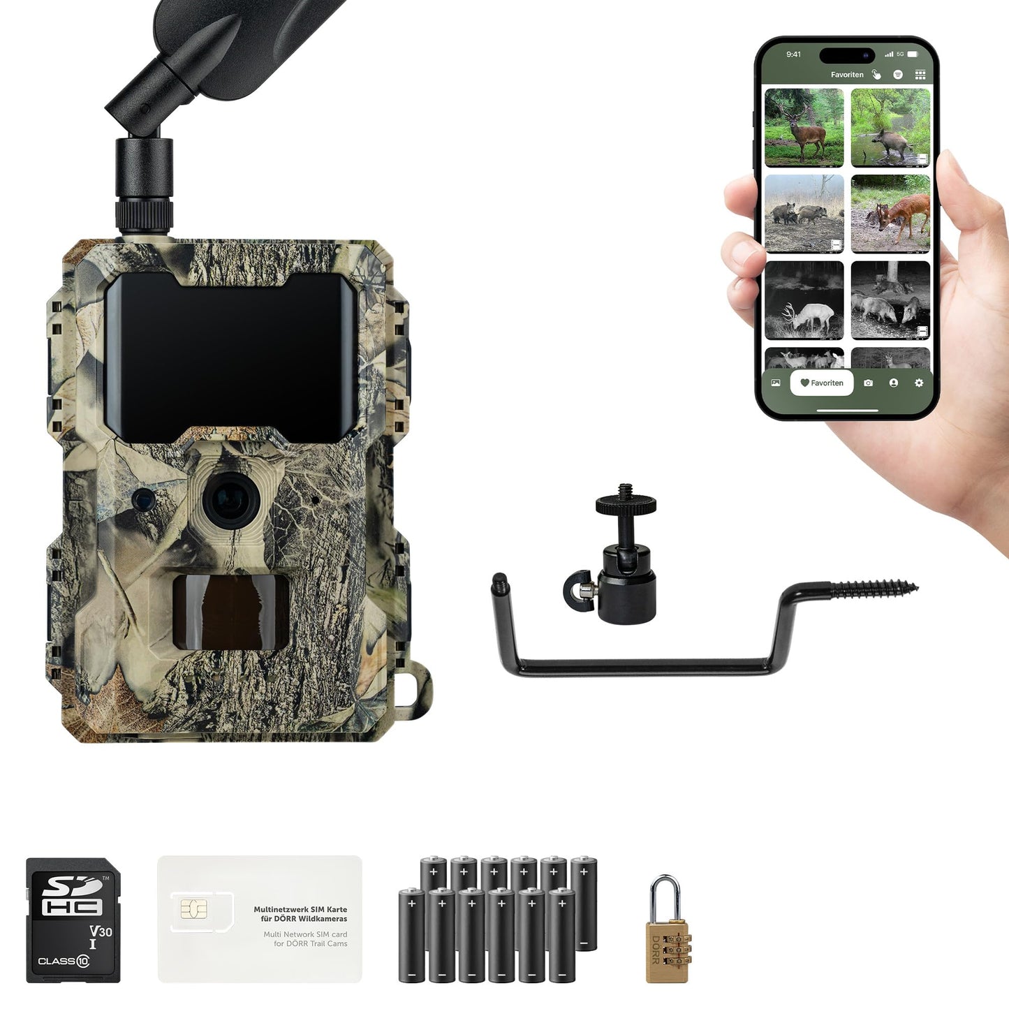 Cloud Mini 4G Wildkamera Starter-Set, Starter-Set