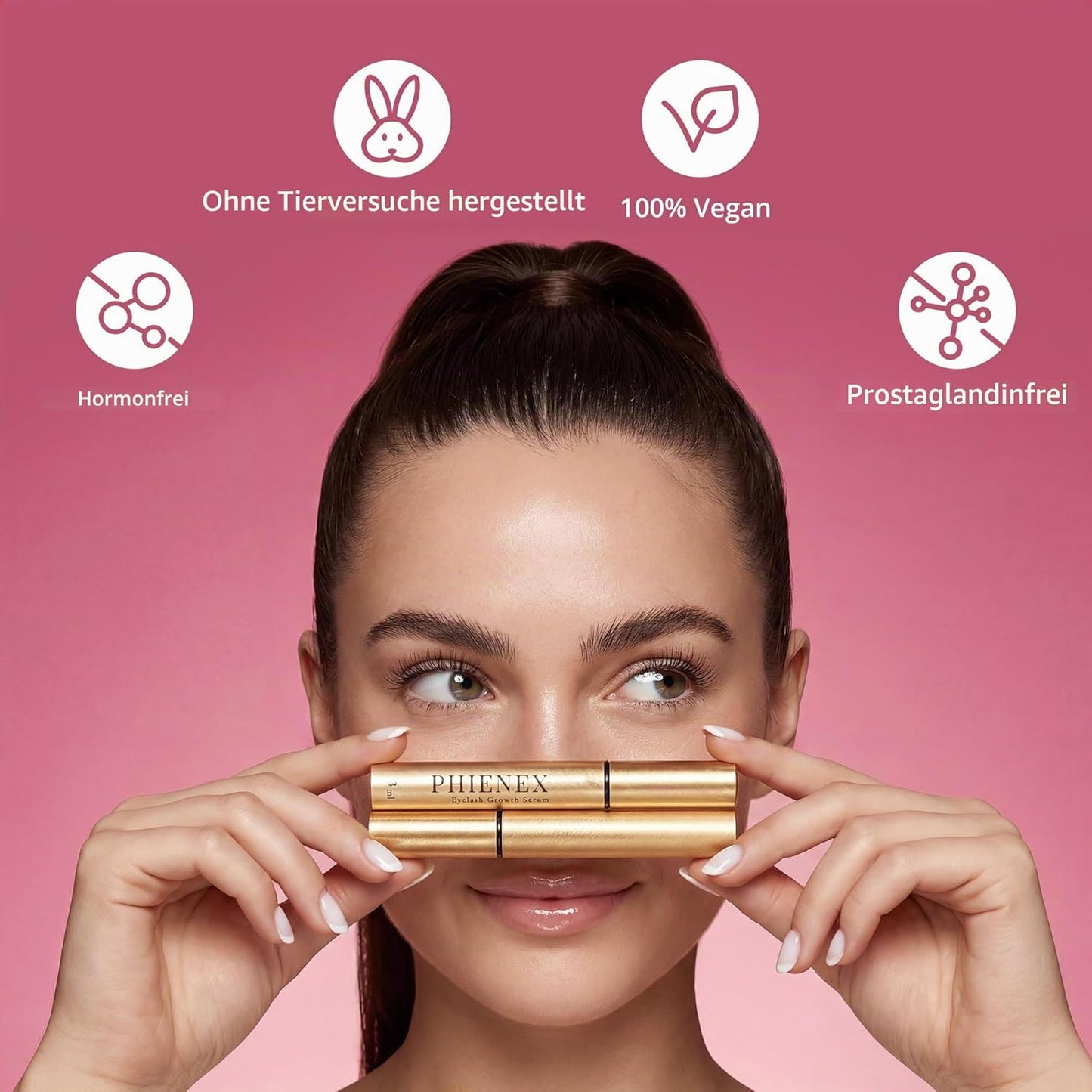 Wimpernserum, Metallisch