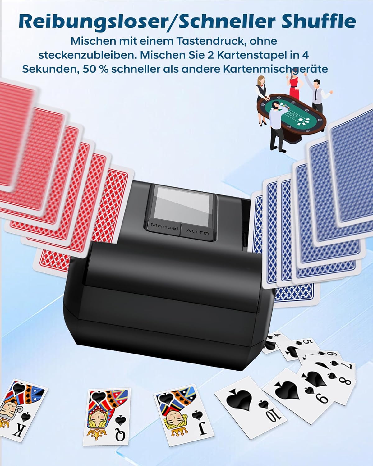Elektrische Kartenmischmaschine