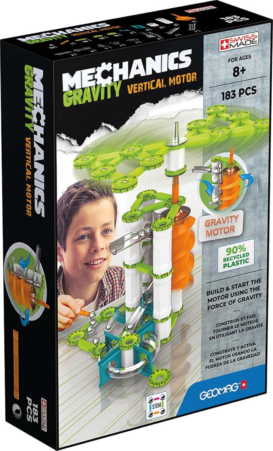Mechanics Gravity Vertical Motor, 183 Stück Green