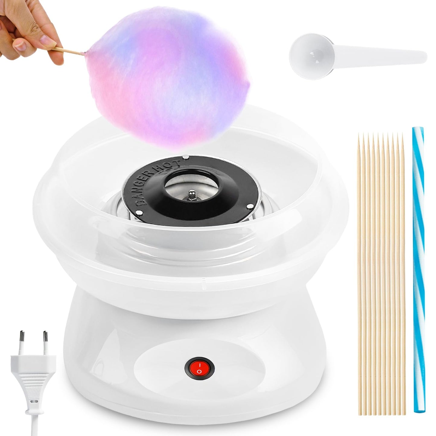 Retro Zuckerwattemaschine mit Zubehör