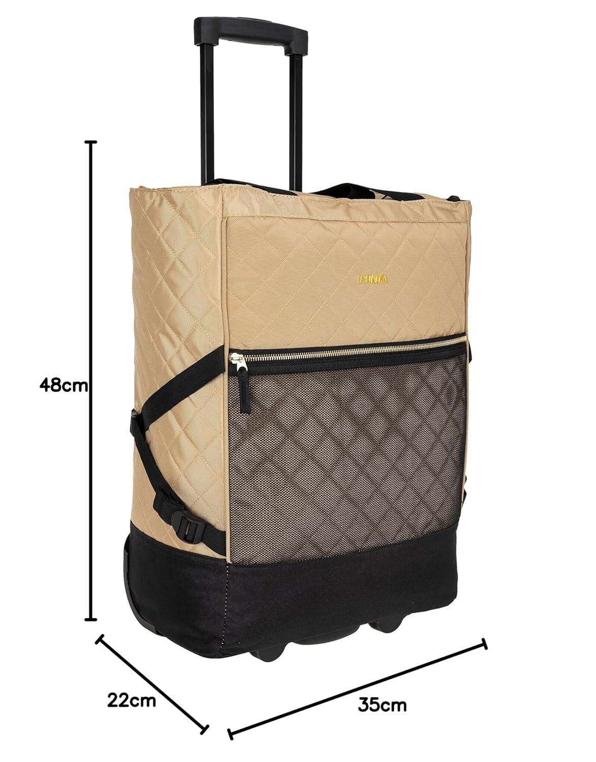Faltbares Einkaufstrolley-Set, Gold Classy 10422-2900