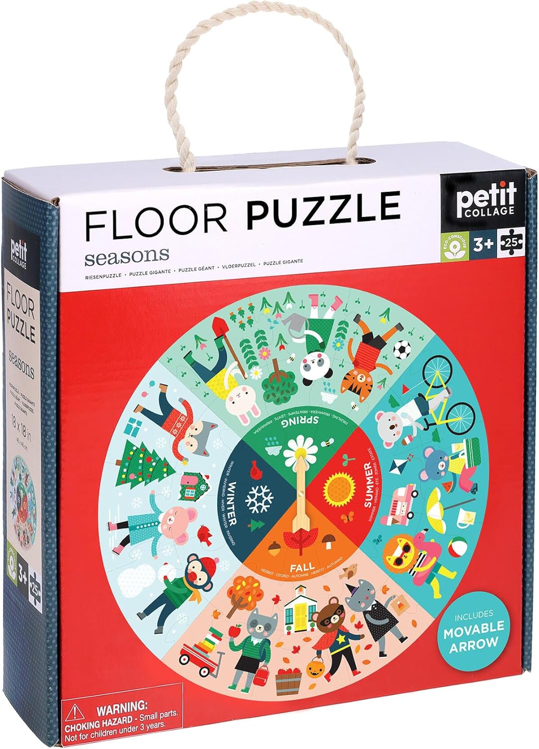 4 Jahreszeiten Bodenpuzzle