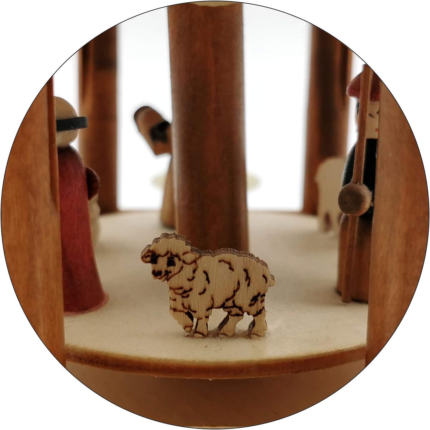 Holzpyramide - Heilige Familie, 2 Etagen