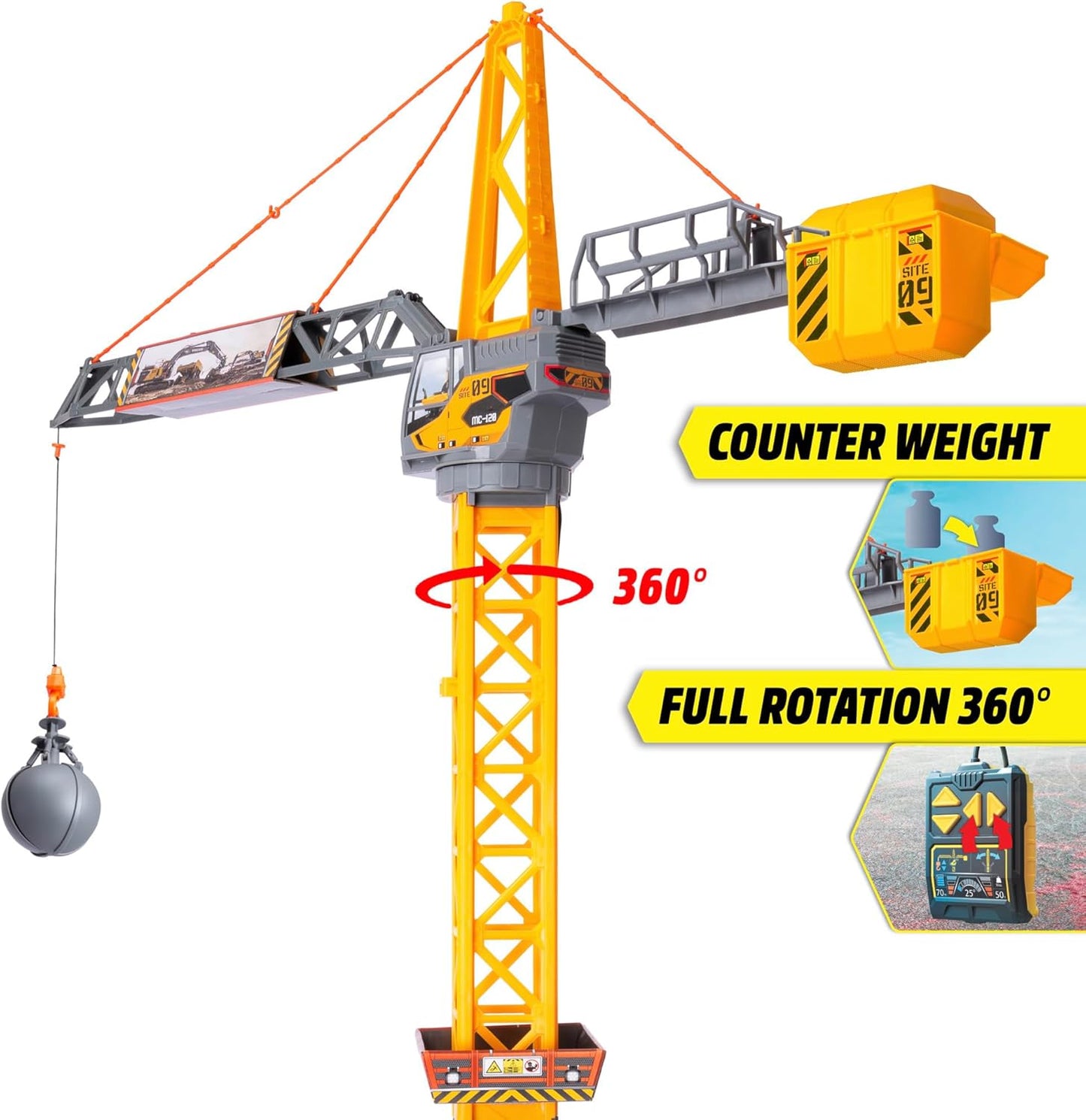 Spielzeug-Kran - Mighty Crane