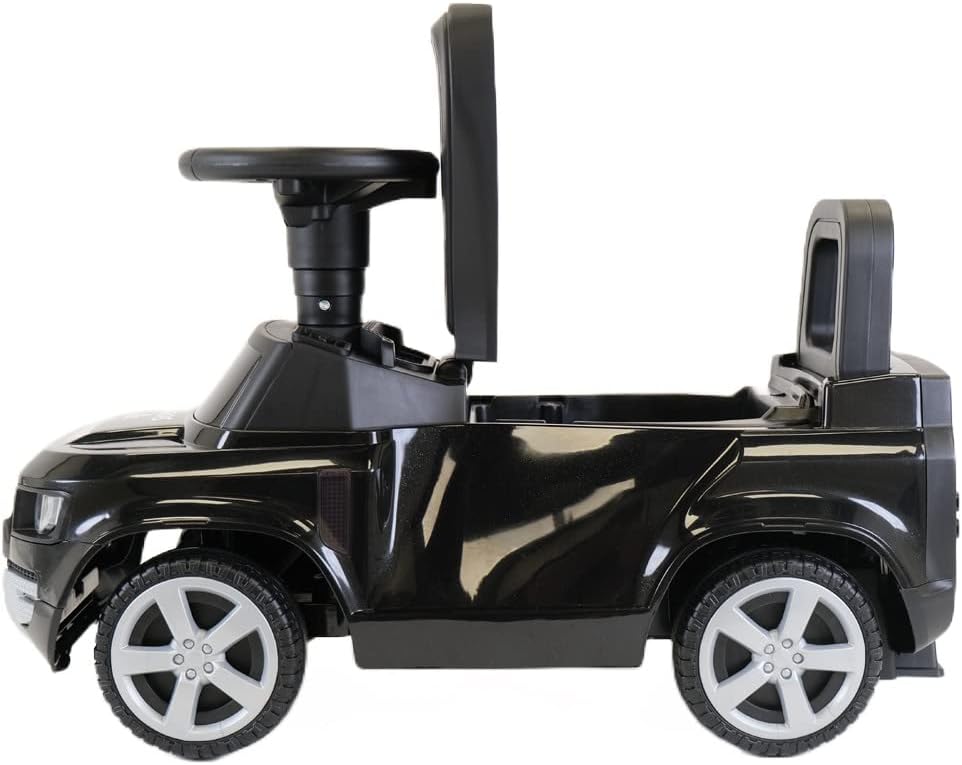 Bobby Car Land Rover Defender, Schwarz