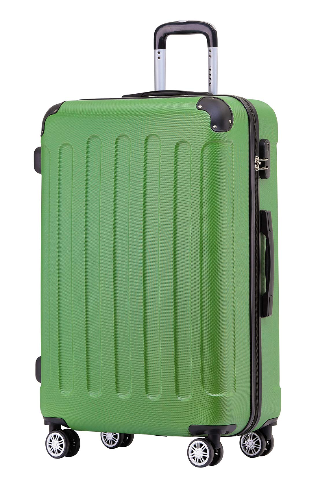 Zwillingsrollen Reisekoffer Hartschale (66 cm), Olive 66 cm