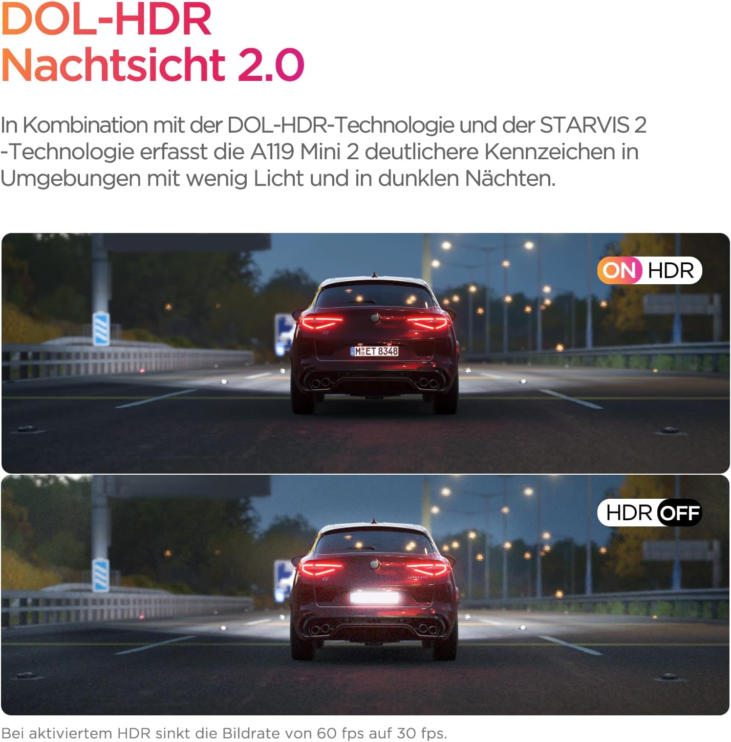 Dashcam A119 Mini 2 mit 2,7K und GPS, A119 Mini 2