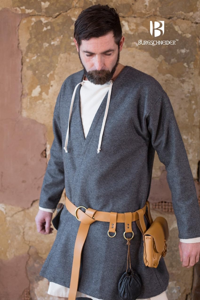 Klappenrock Loki für LARP und Cosplay, Dark Grey S