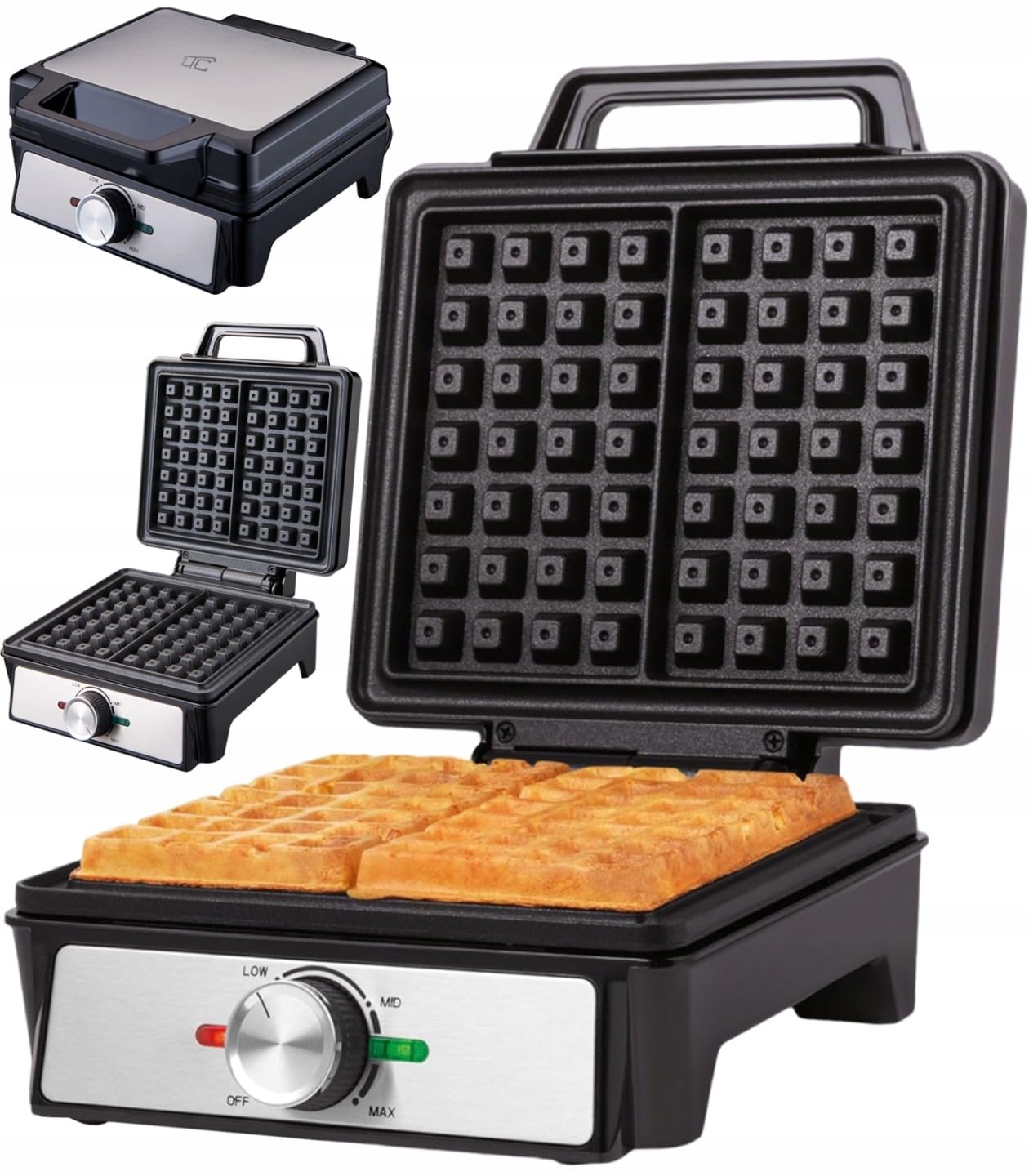 XXL-Waffeleisen für Belgische Waffeln