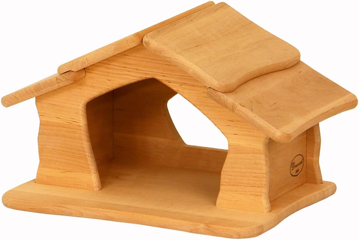 Unbestückte Holzkrippe 935-4046