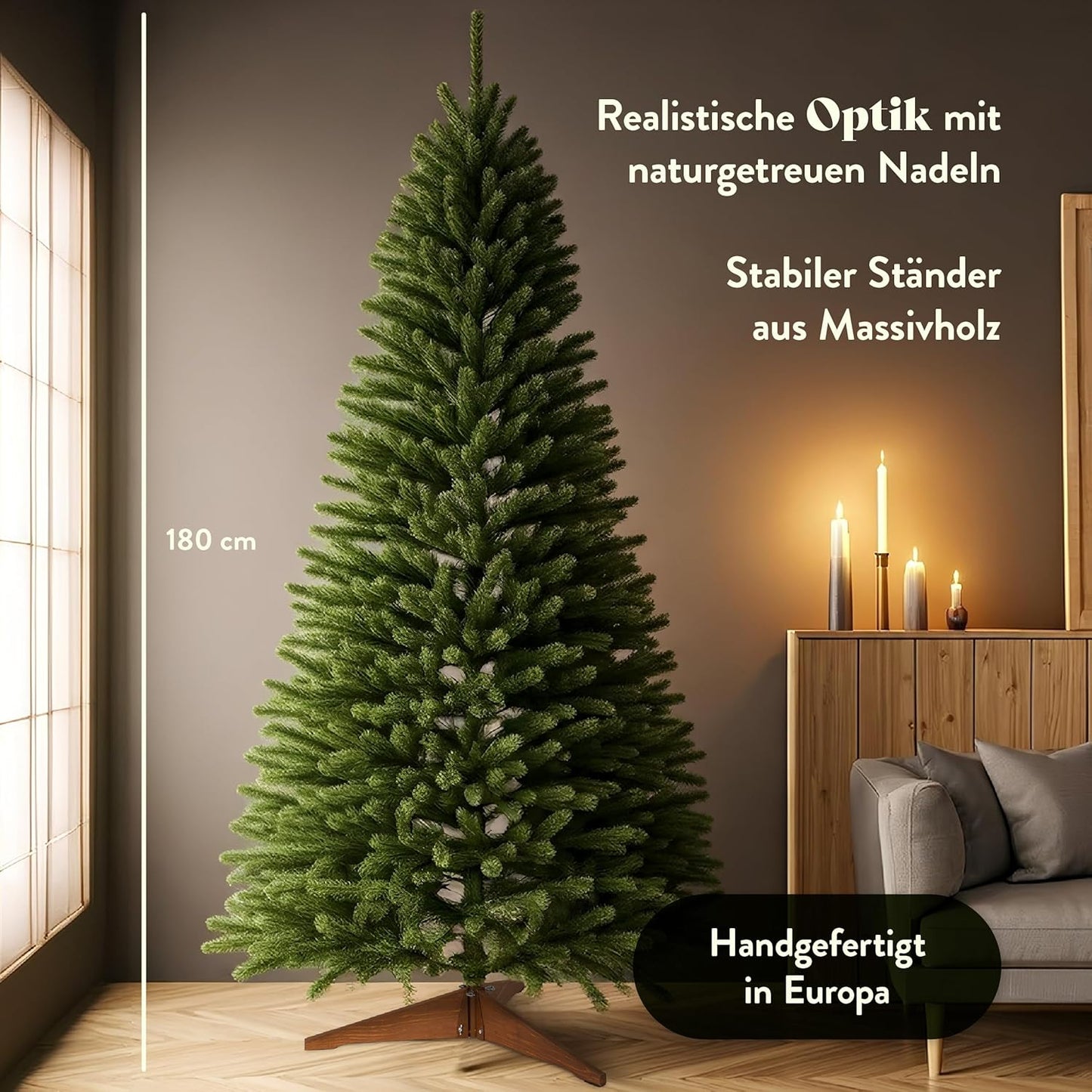 Künstlicher Weihnachtsbaum, 180 Cm