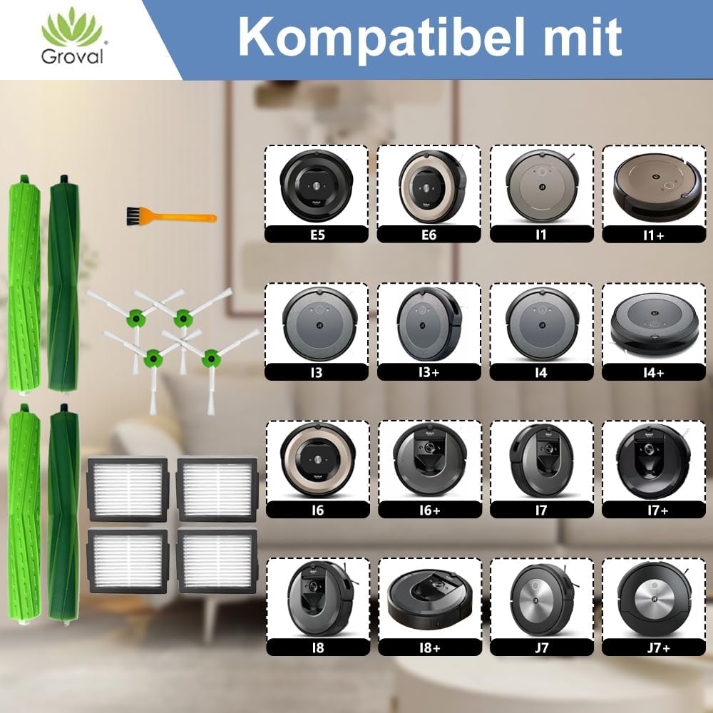 13-teiliges Ersatzteilset für Roomba i-Serie, Set 13 Teile