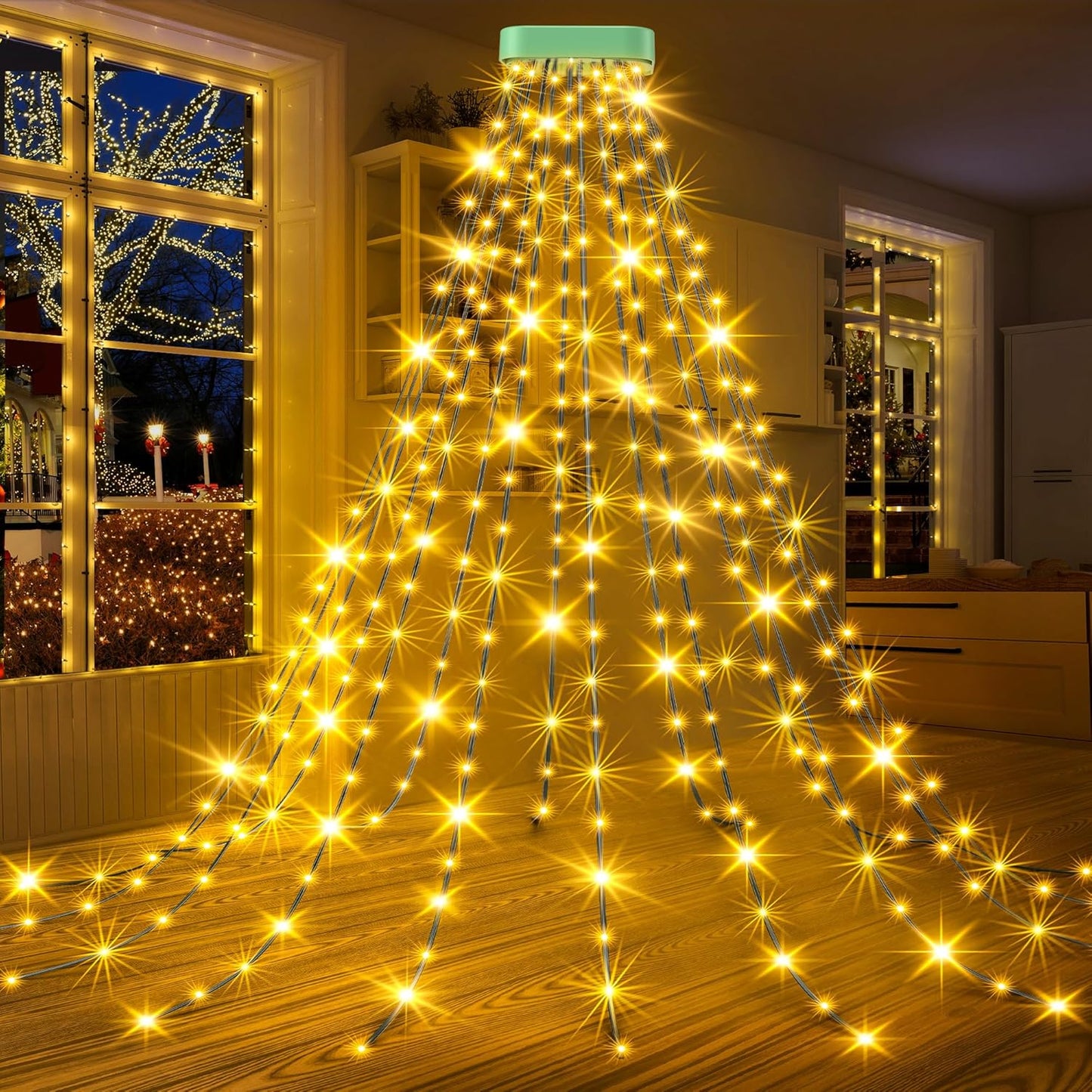 Lichterkette Weihnachtsbaum, Warmweiss|2M