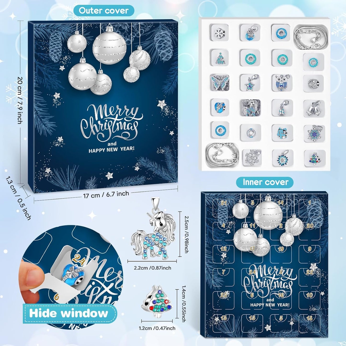 Adventskalender Schmuck-Bastelset