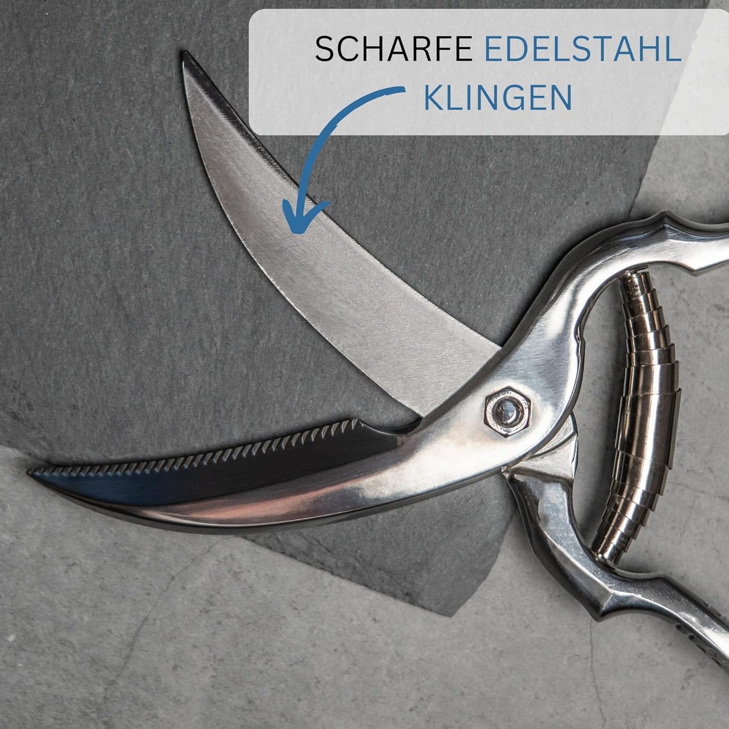 3-teiliges Geflügelscheren-Set Classic mit Dressiernadel und 60 m Küchengarn, Classic, Set 3tlg.