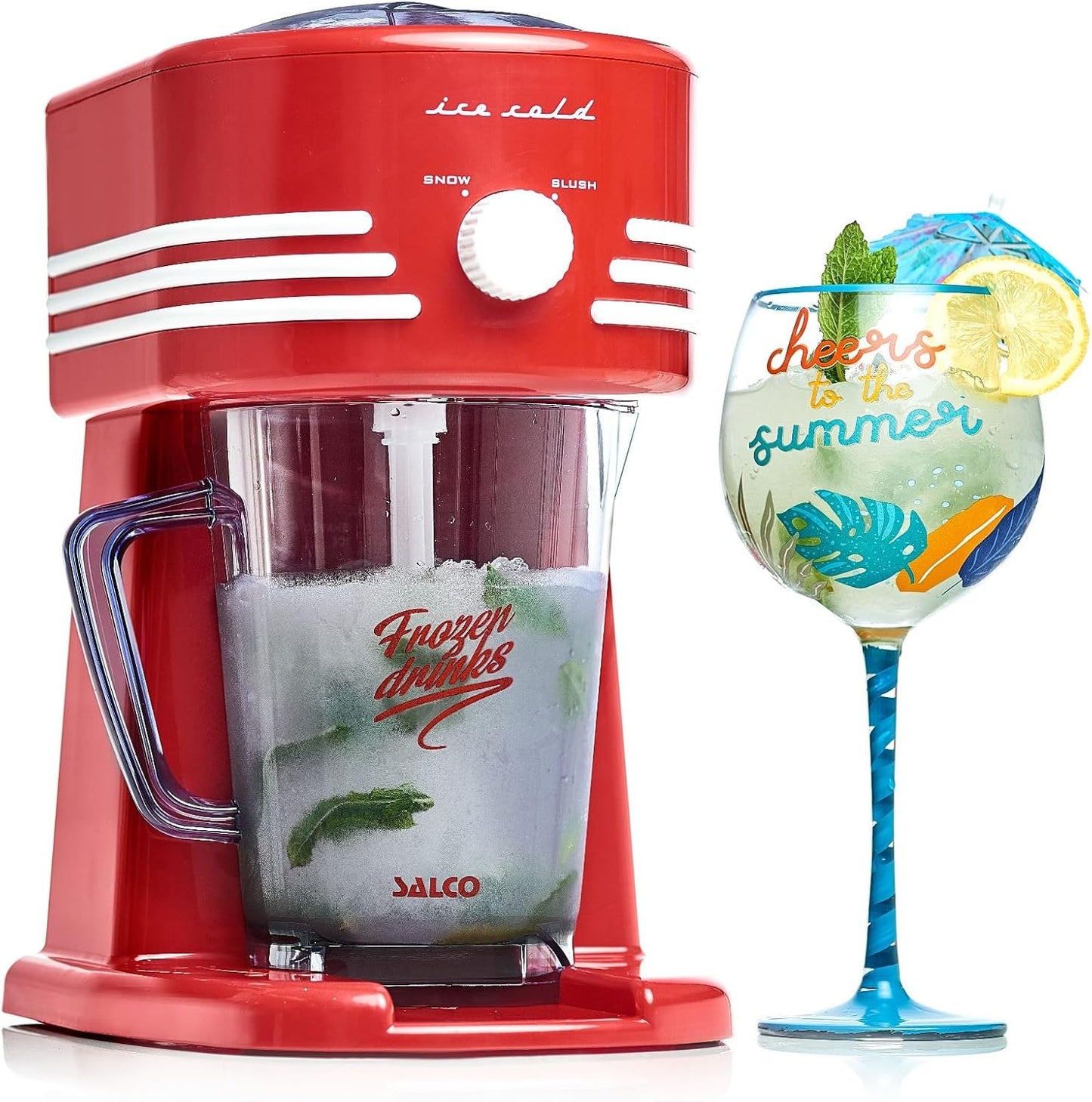 Slush-Eis-Maschine im Retro-Design