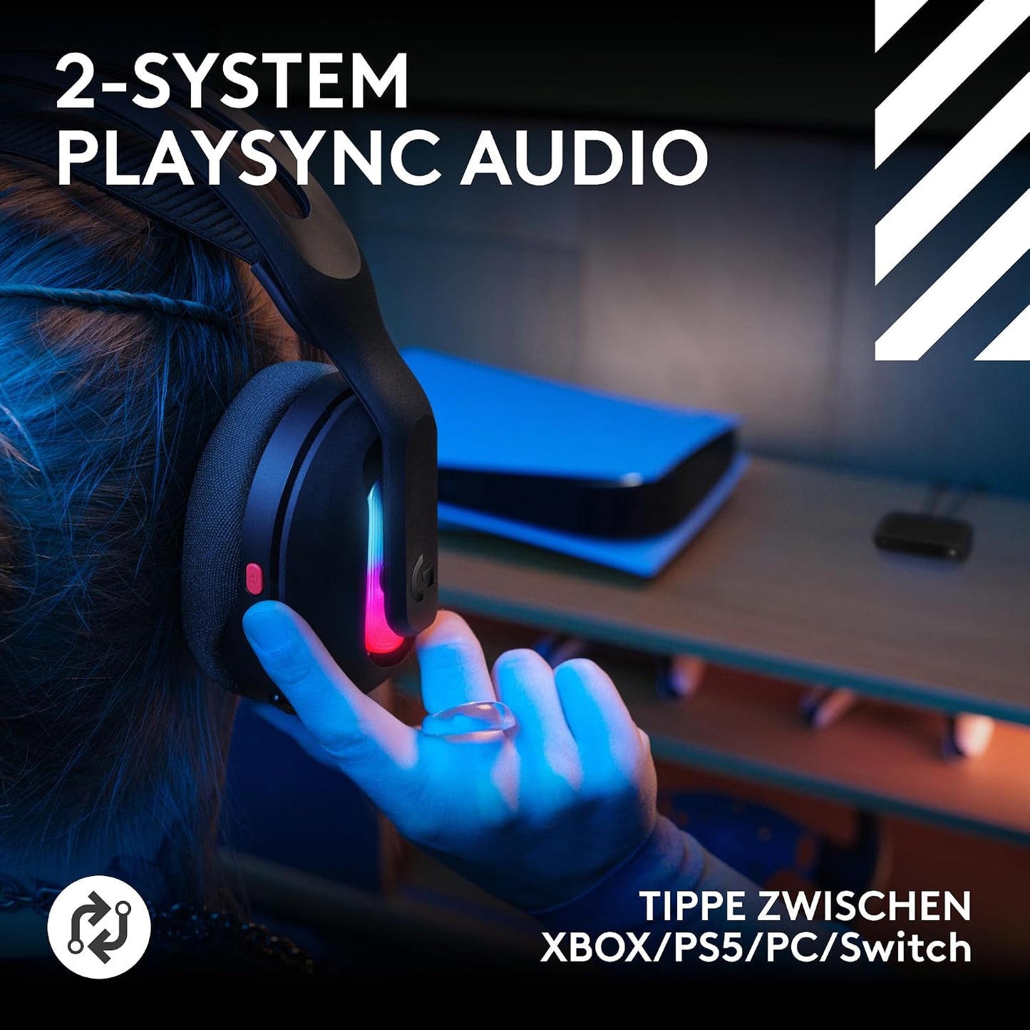 G Astro A20 X, Schwarz A20 X, PLAYSYNC Nur Audio Headset