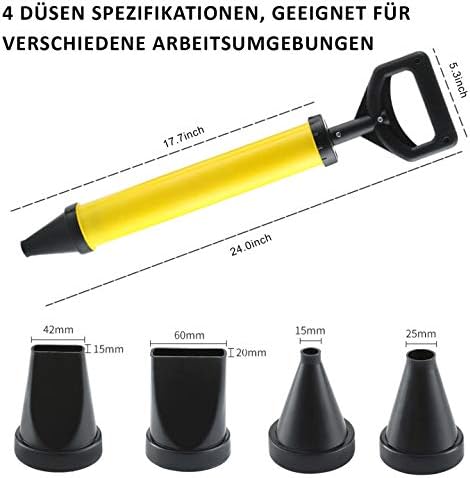Fugenpistole mit 4 Düsen für Mörtel und Beton