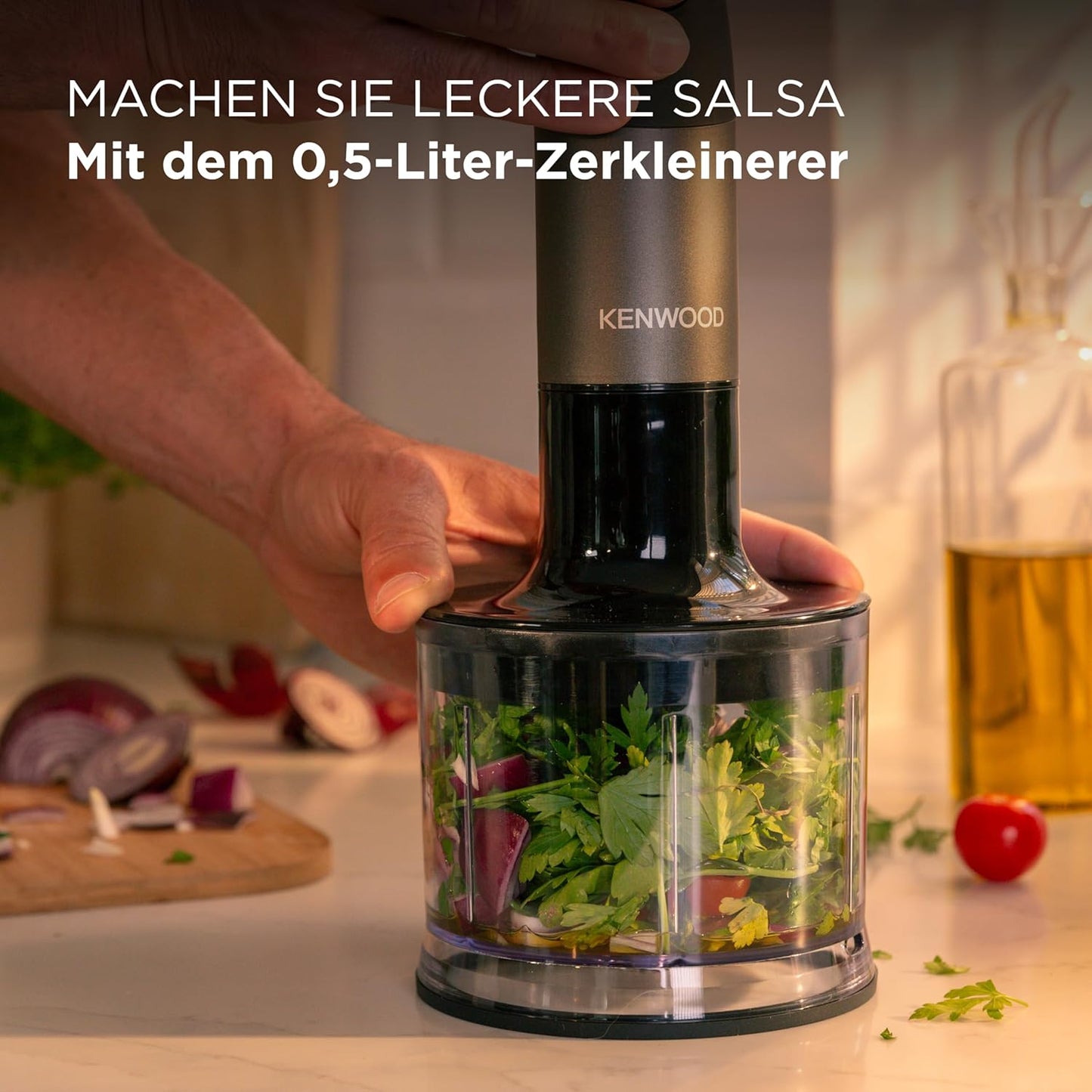 Triblade XL Pro Stabmixer-Set, HBM80.322BK Schwarz