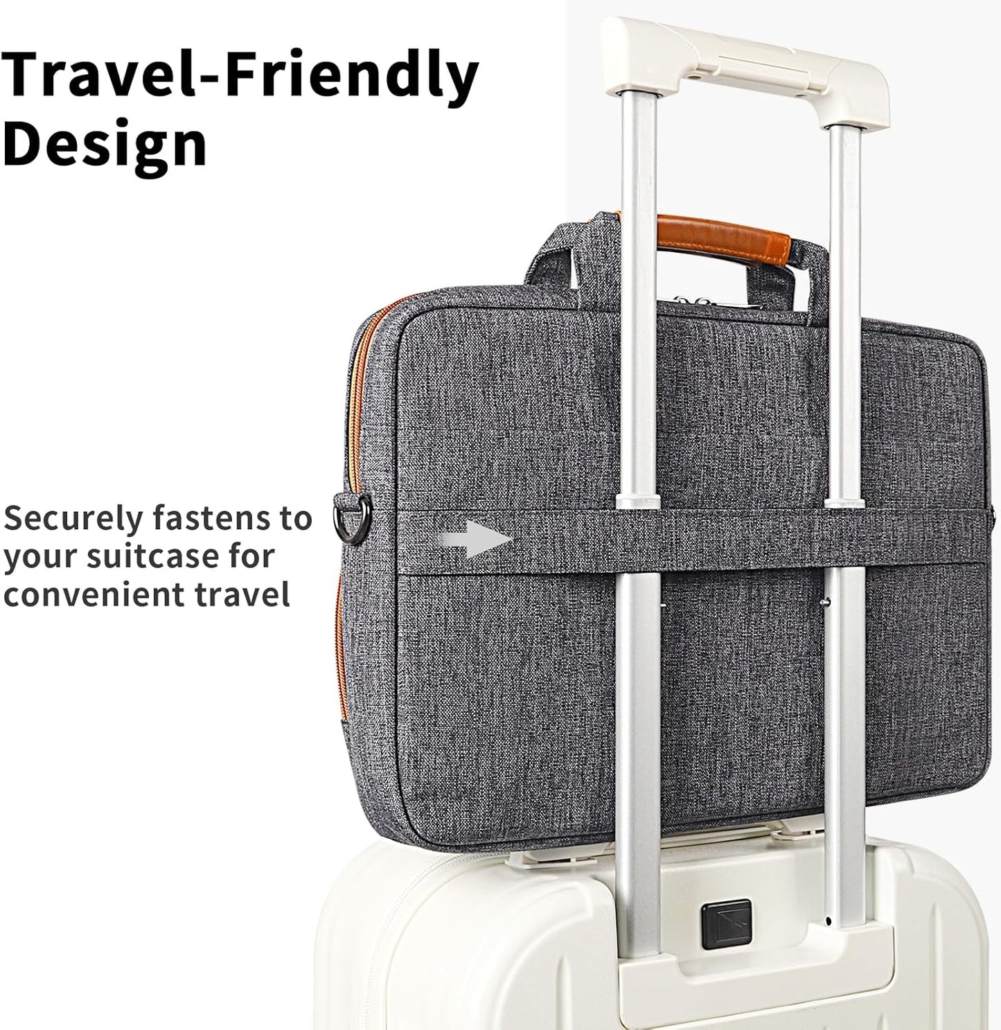 Wasserdichte Laptoptasche, 17 - 17,3 Zoll Dunkelgrau