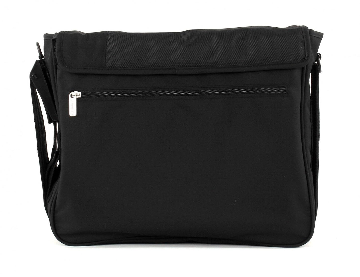 Casual Messenger Bag, Patchwork Schwarz