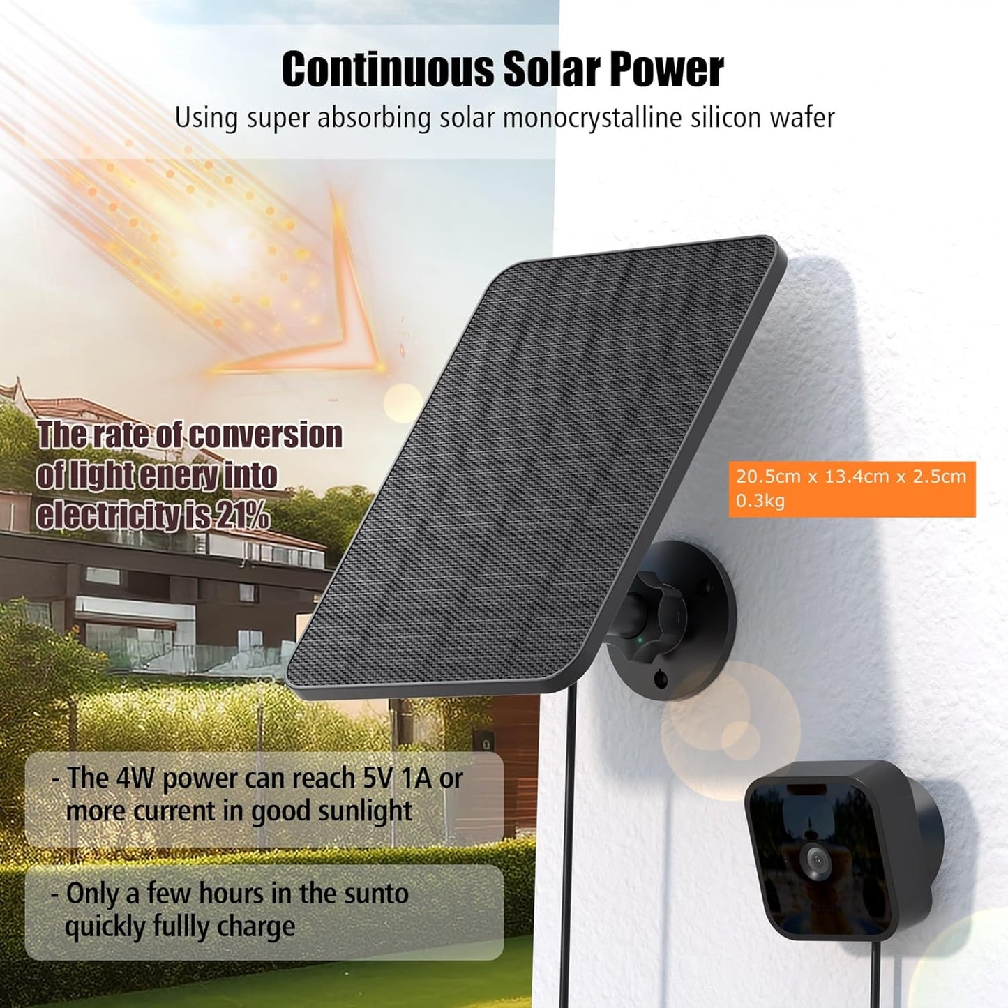 Solarpanel für Blink Outdoor-Kamera