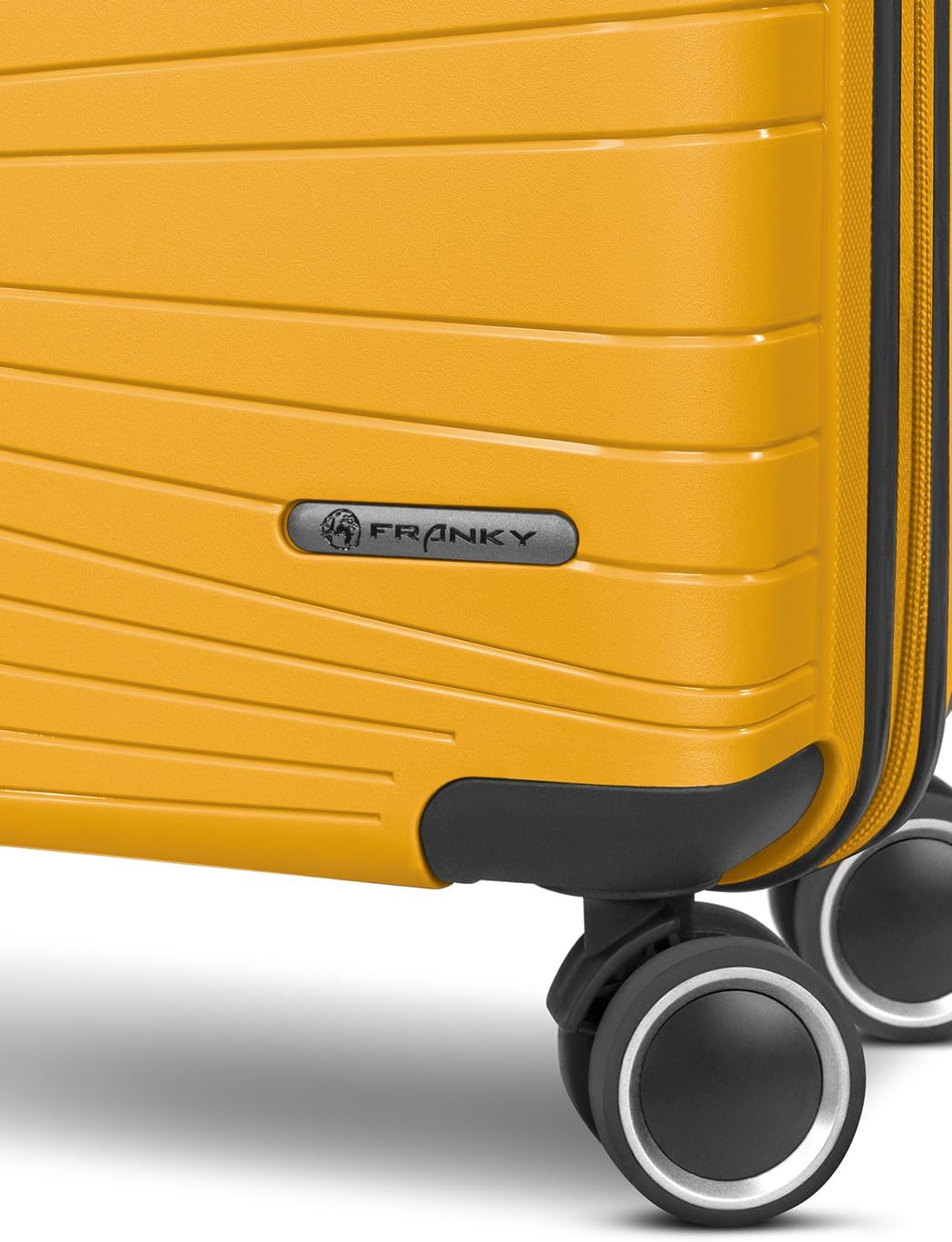 Hartschalen-Trolley mit TSA-Schloss, 65 cm, Yellow Koffer M 65 cm erweiterbar