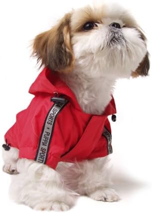 Base Jumper Regenmantel für Hunde, S gelb