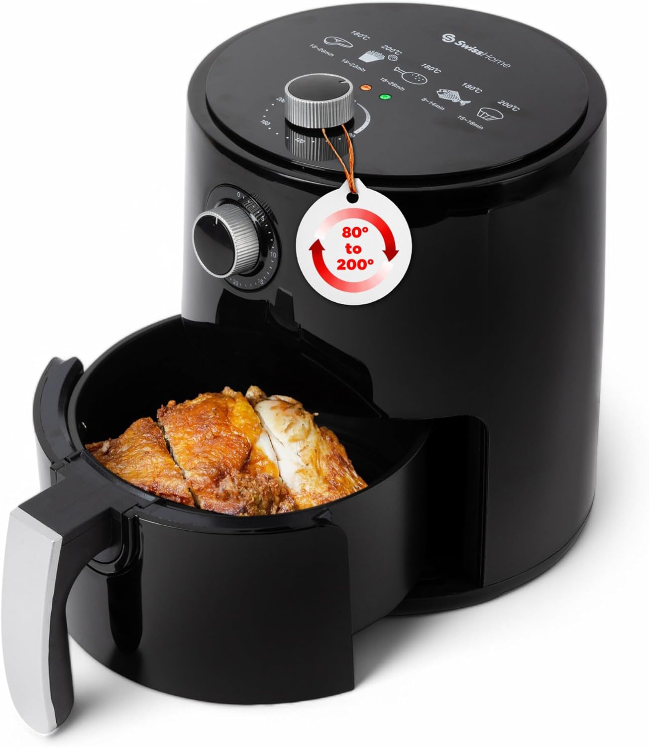 SH-6704 Heissluftfritteuse, 2.5L- Digitales Display